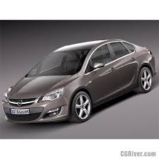 Opel Astra Sedan 2013 3d Model Cgriver Honda Civic Sedan Sedan Opel