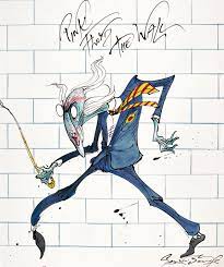 The wish you were here vinyl comes sealed in a black polythene bag as the original did in 1975. A Gerald Scarfe Drawing Of The Teacher From Pink Floyd S The Wall Sells For More Than 28 000 The Hot Bid