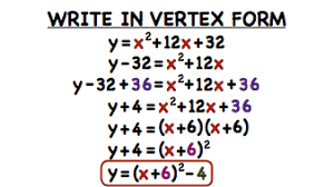 How do you find the vertex form of a graph? How Do You Convert A Quadratic From Standard Form To Vertex Form By Completing The Square Virtual Nerd