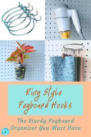 Ring Style Pegboard Hooks Pegboard Accessories Peg Board Pegboard Accessories Craft Organization