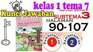 Yuk simak berikut ini pembahasan kunci jawaban tema 7. Kunci Kelas 1 Tema 7 Subtema 2 Pembelajaran 6 Halaman 83 Sampai 88 Rev 2017 Youtube