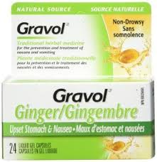 Gravol Ginger - Nausea And Upset Stomach Relief With Organic Ginger Extract  - Non-Drowsy,Taste-Free And Easy To Swallow - 24 Liquid Gel Capsules (Pack  Of 1) : Amazon.Ca: Health & Personal Care