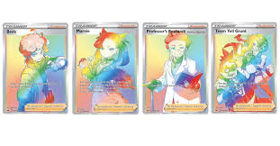 One card would be worth over $10,000. The Rainbow Rare Trainer Cards Of Pokemon Tcg Sword Shield