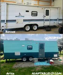 This should be your very first pick if you are considering to coat your recreational vehicle's roof. Rv Trailer Camper Parts White Rubber Roof Acrylic Coating Rv Camper Trailer Roofing Protective Barrier Rv Trailer Camper Exterior Parts
