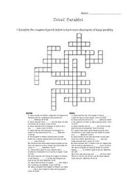 Don't look until you have finished the puzzle. Bible Crossword Worksheets Teaching Resources Tpt