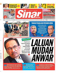 Read «sinar harian» on malay language online. Sinar Harian Antara Tajuk Utama Sinar Harian Hari Ini Facebook