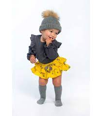 Find the latest styles and fashions for kids, toddlers and babies. Conjunto Bebe Nina Culetin Huellas Jose Varon
