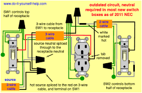 They tend to be used for appliances with heavy loads like cookers and showers. Light Switch Wiring Diagrams Do It Yourself Help Com