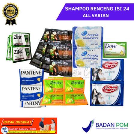Shampo (Rejoice, Pantene, Lifebuoy, Head&Shoulder, Clear)