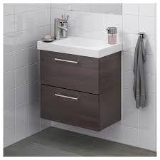 Ikea Godmorgon Hagaviken Bathroom Vanity Black Brown Dalskar Bathroom Vanity Bathroom Design Small Bathroom