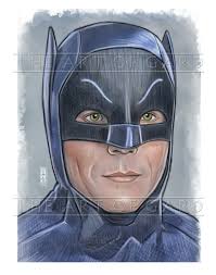 Adam West, Batman 11X14 Portrait #BatmanTVshow #RIPadamwest #fanart  #DCcomics