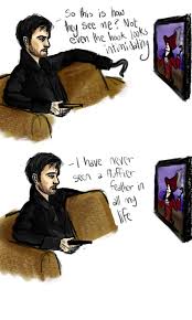 Ouat S Hook Reacting To Disney S Peter Pan Movie I Really Want Some Of Them To See Our Movies About Them Once Upon A Time Funny Ouat Once Up A Time