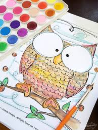 Download 7,172 watercolor coloring stock illustrations, vectors & clipart for free or amazingly low rates! Owl Coloring Pages 100 Directions