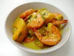 Tambahkan jagung sisir, bubuhi merica, pala, dan garam. Resepi Labu Kuning Manis Masak Lemak Campur Udang