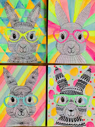 Free printable easter bunny face pattern. Funky Easter Bunnies Wonderbar