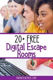 25 Free Digital Escape Rooms Free Mama Teaches Digital Escape Rooms Escape Room Free Digital Escape Rooms