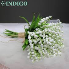 Maybe you would like to learn more about one of these? 18pcs Putih Convallaria Majalis Plastik Bunga Bride Holding Buket Pernikahan Bunga Plastik Acara Meja Centerpiece Indigo Buatan Bunga Kering Aliexpress