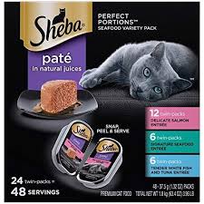 Sheba Perfect Portions Multipack Pate In 2020 Wet Cat Food Grain Free Cat Food Savory Chicken