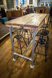Dining Table Metal Legs Dining Tables With Chairs And Bench Furnituresemarang Furnituremalaysia Di Breakfast Bar Table High Dining Table Wood Kitchen Island