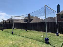 Diy Backyard Batting Cage Batting Cage Backyard Backyard Sports Diy Backyard