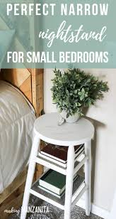 How To Upcycle A Bar Stool Into Narrow Bedside Table Making Manzanita