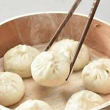 Watch how to make vegetable dim sum! Mister Kitchenware 10 Inch Handmade Bamboo Steamer 2 Tier Baskets Healthy Cooking For Vegetables Dim Sum