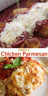 Simple Chicken Parmesan Recipe Chicken Parmesan Recipes Oven Baked Chicken Parmesan Baked Chicken Parmesan