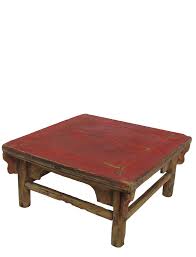 The design of this contemporary piece makes it a statement piece for years to come. Z Low Square Red Top Accent Table Or Coffee Table Dyag East