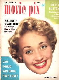 MOVIE PIX Dec of 1952 photo of JANE POWELL