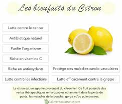 Les Bienfaits Du Citron Citron Bienfaits Sante Nutrition Sante