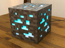 According to the minecraft wiki, this represents the area most populated by diamond ore. 8 Bit Minecraft Diamond Ore Lamp Siri Enabled 3d Printer Reviews And Information