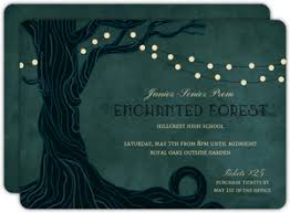 Enchanted forest wedding invitations start as low as $2.10, so even if you're on a budget you can still get a unique and creative enchanted forest wedding invitation! Enchanted Forest Themed Prom Invitations Purpletrail