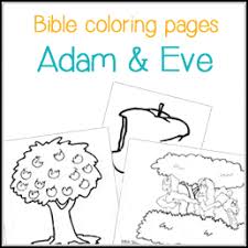 Garden printable coloring pages eden free the the garden. Adam Eve Bible Printables Bible Story Printables