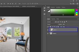 Select the top image layer in the layers panel. How To Add An Image To An Existing Layer In Photoshop Pfre