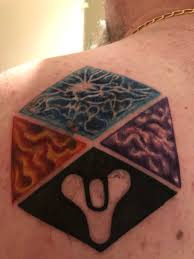 The coop destiny mini ghost vinyl: Destiny Titan Tattoo I Had Done A Few Hours Ago Nerdtattoos