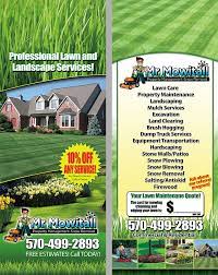 Lawn Care Mowing Maintenance Door Hanger Lawn Care Lawn Lawn Maintenance