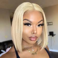 Hair Wig Lace Front Wig Bob 613 Bob Lace Front Wig