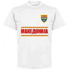 Custom shirts make great personalized gifts for family and friends! Macedonia Team T Shirt White