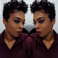 When you have a client that is low-key one of the best makeup artists in  the Roc!! Hair by @jeanell_l._holmes...makeup by @post_2010!! Check her  out!! Her work is amazing!! @ Textures Beauty