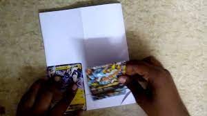 Usually a energy card since they are abundant. How Do You Make A Pokemon Card Holder Youtube