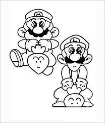 Print them all and share them with a friend. Mario Coloring Pages Free Coloring Pages Free Premium Templates