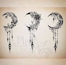 It can also be seen as a symbol of personal growth and creativity. 36 Ideas For Flowers Tattoo Moon Meaning Moon Tattoo Designs Feather Tattoos Moon Tattoo