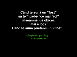 Check spelling or type a new query. Cand Te SunÄ Un Fost SÄ Te Intrebe Ce Mai Faci InseamnÄ De Obicei Mai E Loc Cand Te SunÄ Prietenii Unui Fost Radu F Constantinescu