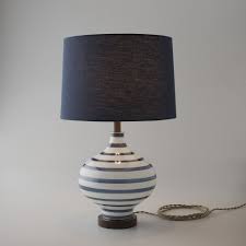 Lafayette Lamp Navy Stripe Lamp Floor Lamp Table Classic Lighting