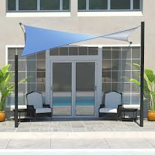 The extension pole allows you to add a sturdy and secure attachment point(s) and will also adjust in height to give you more or less height. Coolaroo Dual 8 X 12 Rectangle Shade Sail Reviews Wayfair