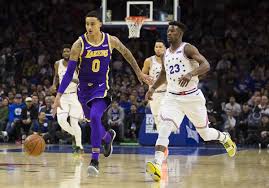 Celtics pacers game 76ers team nba 76ers nba sixers indianapolis pacers indiana pacers 76ers vs. Sixers Withstand 23 Point First Quarter By L A S Kyle Kuzma In 143 120 Win Over Lakers Rapid Reaction Nj Com