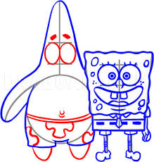 I'll get bored of drawing the same mushy sap over and over again someday but that day is not today. How To Draw Spongebob And Patrick Step By Step Drawing Guide By Dawn Dragoart Com