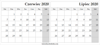 Kalendarz do druku i daty. Kalendarz Czerwiec Lipiec 2020 Planer Mozesz Latwo Pobrac Szablon Wydruku Dla Kalendarza Czerwca 2020 Zdobadz Takze Mies Words Word Search Puzzle Word Search