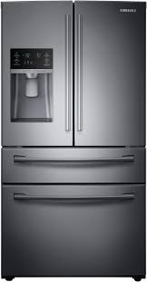 2 3 4 1 ) in. Customer Reviews Samsung 28 Cu Ft 4 Door French Door Refrigerator With Counter Height Flexzone Drawer Fingerprint Resistant Black Stainless Steel Rf28hmedbsg Best Buy