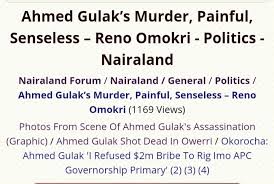 Police force has announced the killing of six members of ipob/esn who killed ahmed gulak, a. Cho6p 2gao Mtm